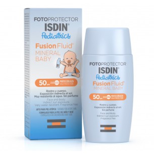 Fotoprotector ISDIN Fusion Fluid Mineral Baby Pediatrics SPF 50+ 50ml